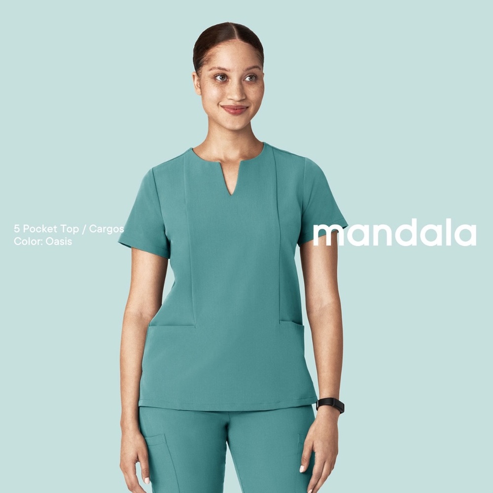 Mandala One Pocket Top in Oasis